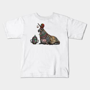 Carmen Miranda Walrus Kids T-Shirt